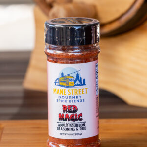 Mane Street Apple Bourbon Seasoning & Rub: Red Magic
